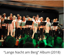 Lange Nacht am Berg Album (2018)